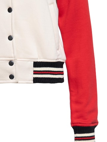 Queen Kerosin Between-Season Jacket 'Q' in Red