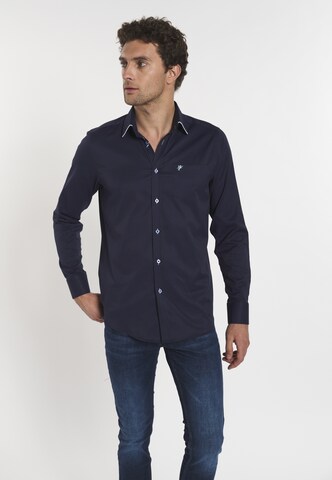 DENIM CULTURE - Ajuste regular Camisa 'Roman' en azul