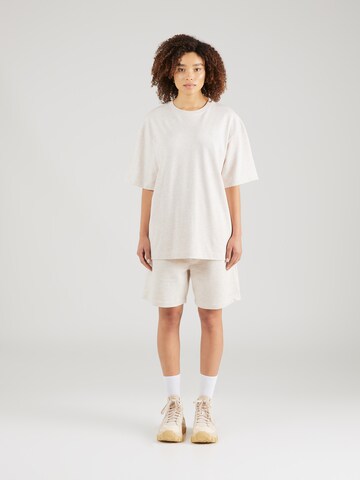 Pacemaker T-shirt 'Leo' i beige: framsida