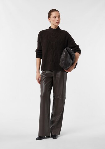 Regular Pantalon COMMA en marron