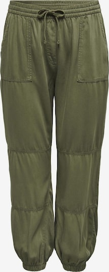 ONLY Carmakoma Pantalon cargo en vert, Vue avec produit