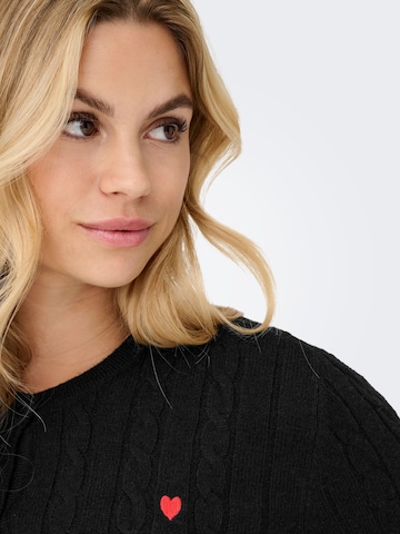 ONLY Strickjacke 'ONLKATIA' in Schwarz