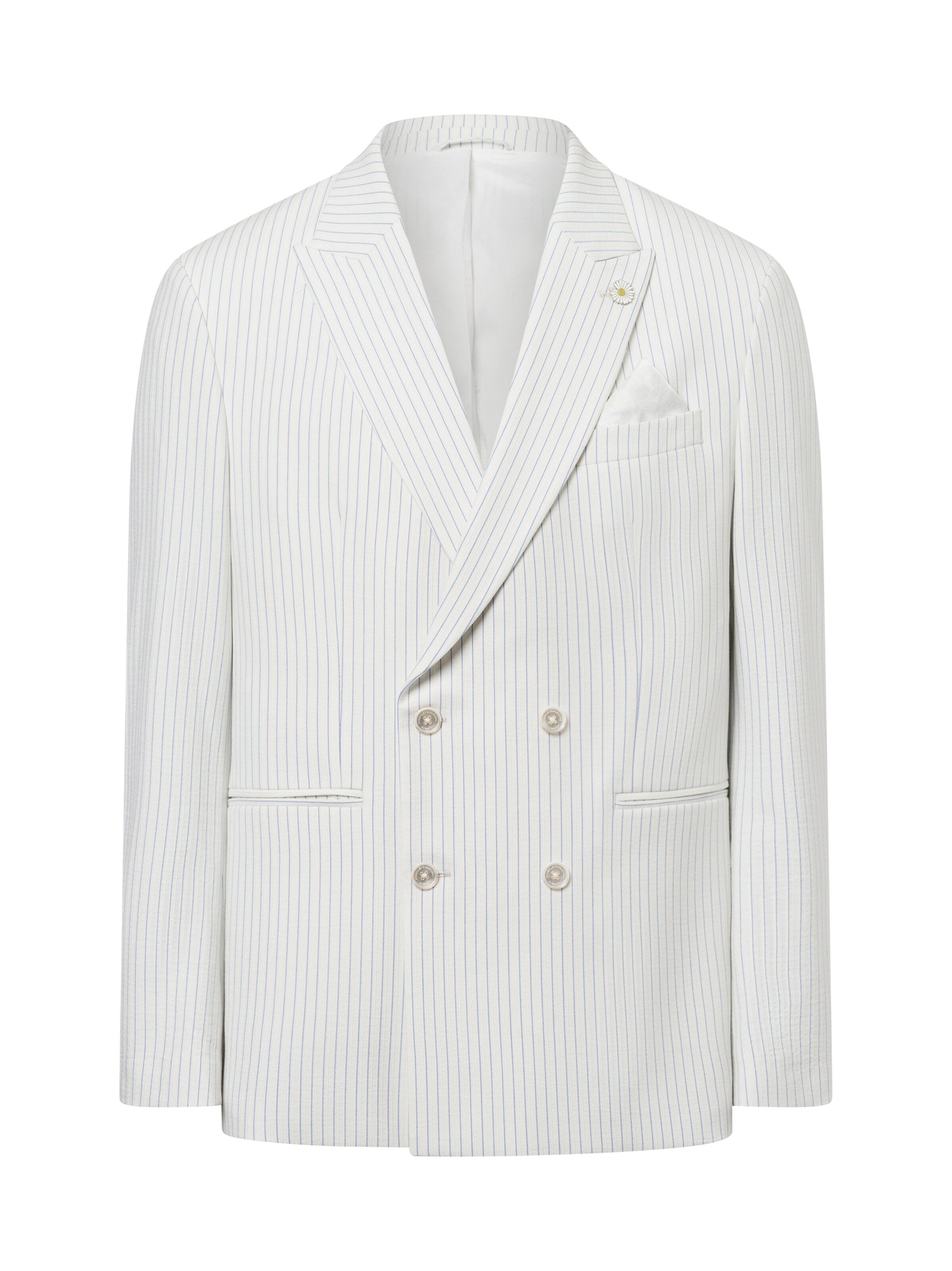 Finshley & Harding London Comfort fit Business blazer ' Berry ' in White: front