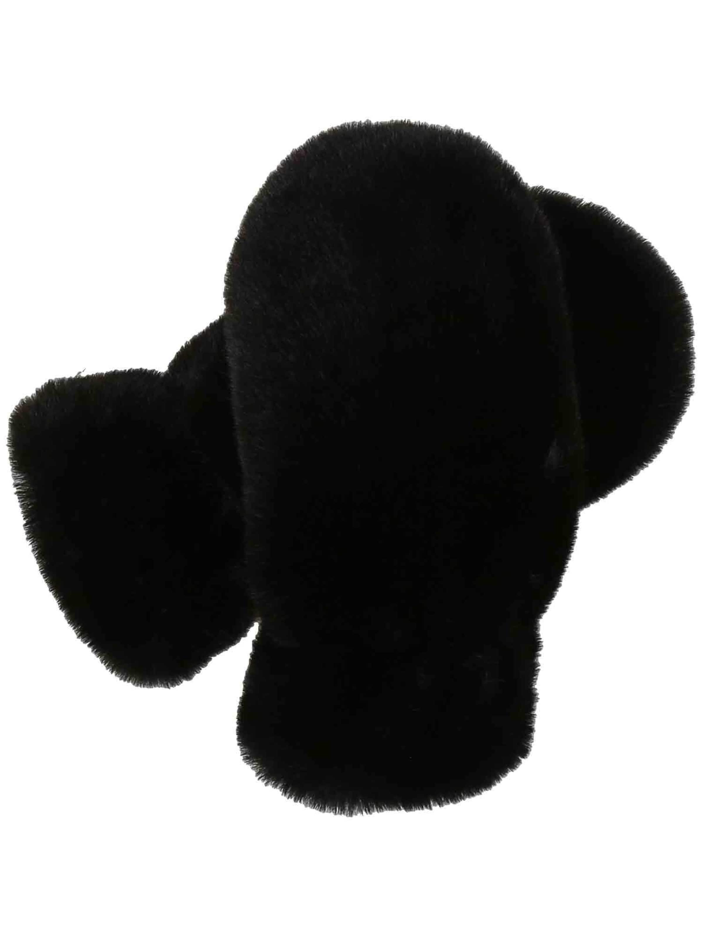 LOEVENICH Fäustlinge in Schwarz: Vorderseite