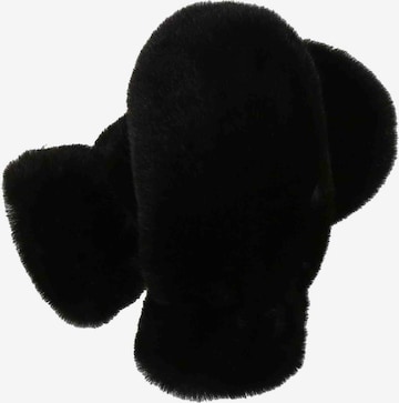 LOEVENICH Fäustlinge in Schwarz: Vorderseite