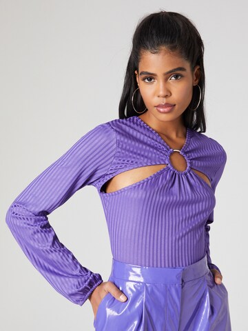 Katy Perry exclusive for ABOUT YOU Blouse 'Anja' in Purple: front