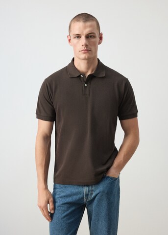 Tricou 'REA' de la MANGO MAN pe maro: față