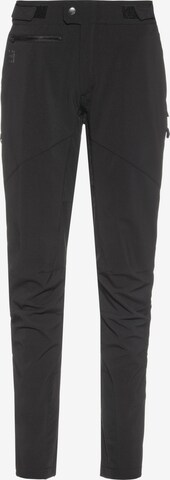 Effilé Pantalon outdoor 'Qimsa II' VAUDE en noir : devant