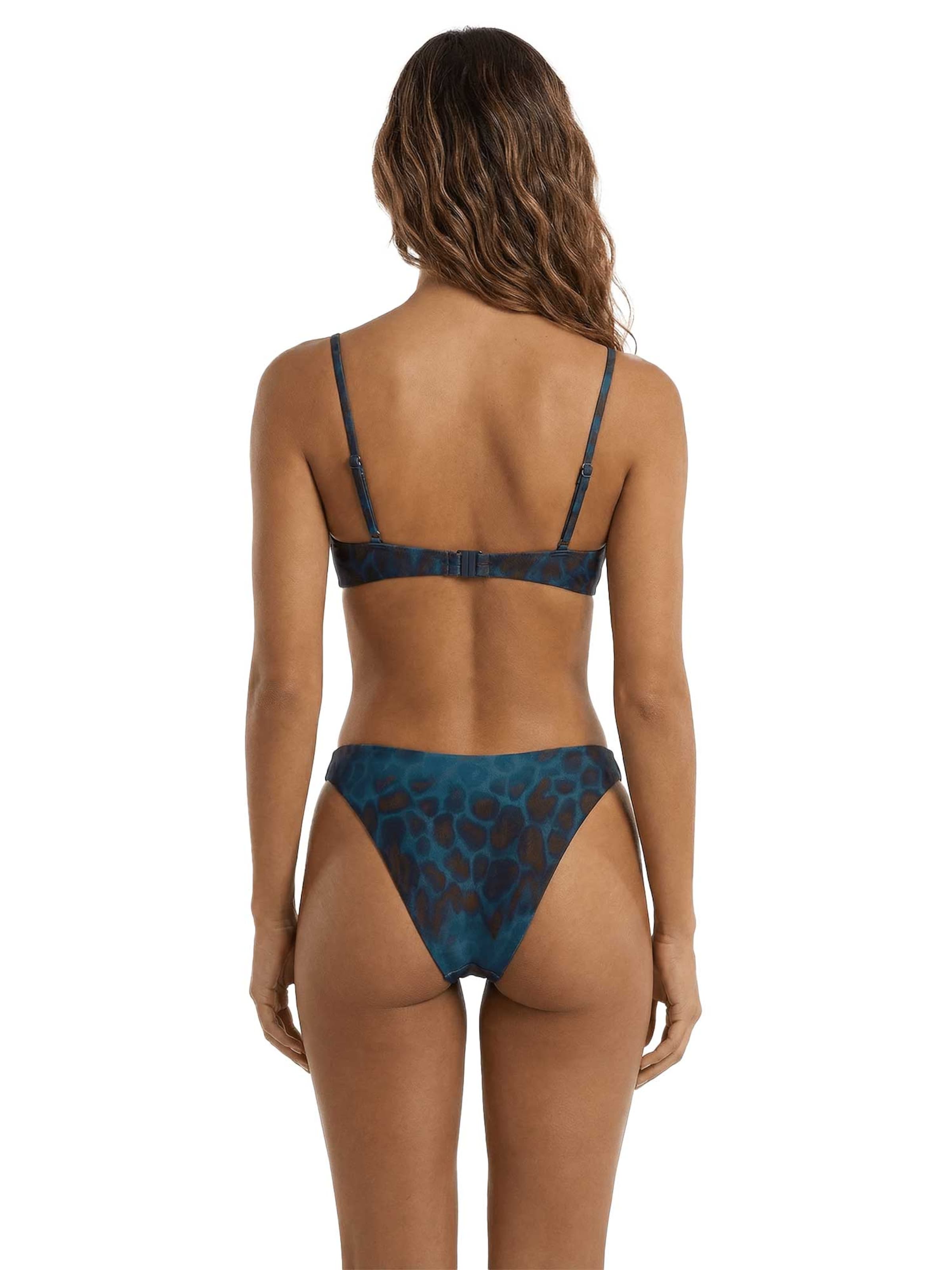 Kalaia - Balconet Bikini 'Blue Leopard Balconette Bikini' en azul