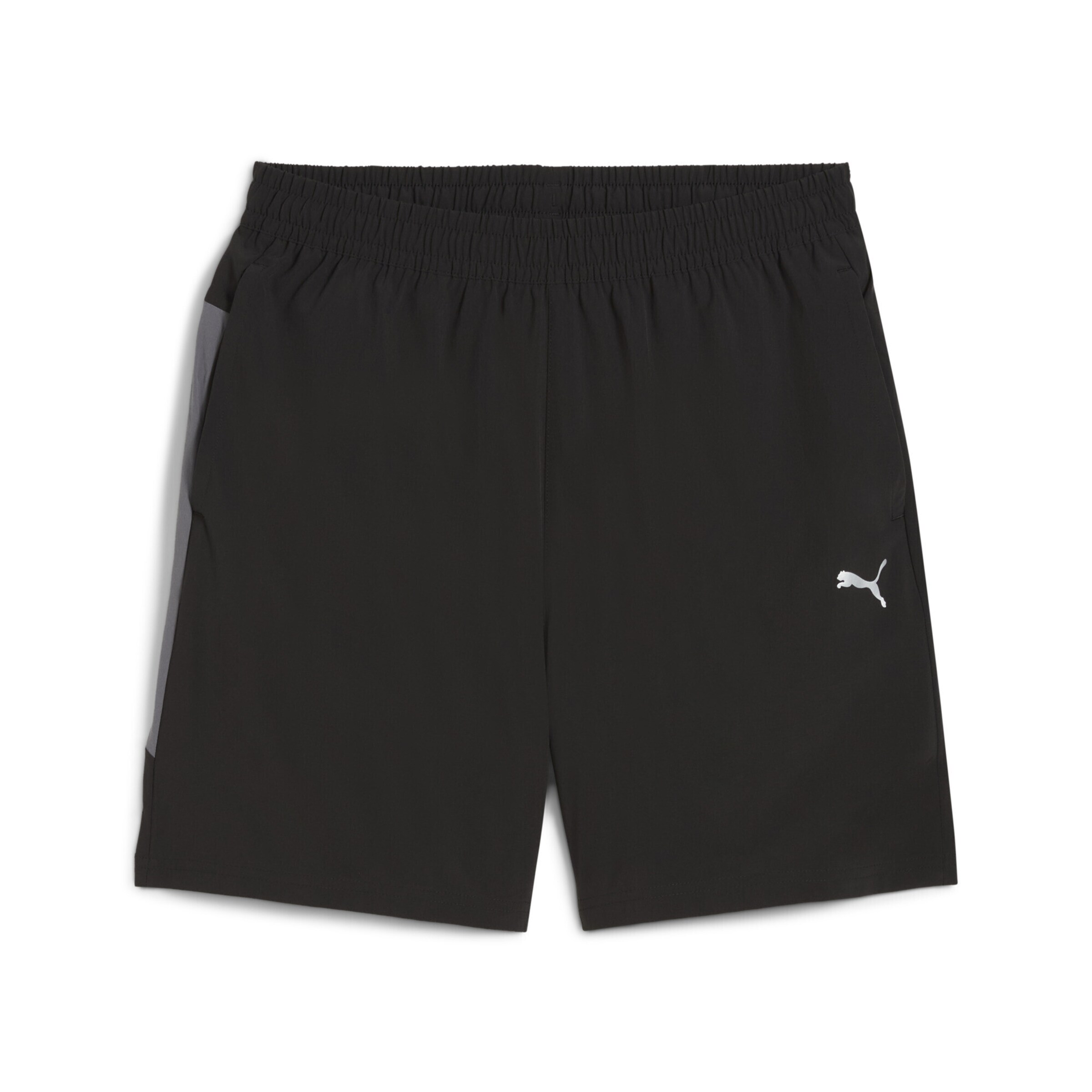PUMA Regular Sports trousers in Black: front