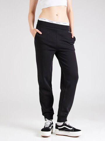 Calvin Klein Regular Hose 'NANO' in Schwarz: Vorderseite