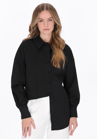 DreiMaster Klassik Blouse in Black: front