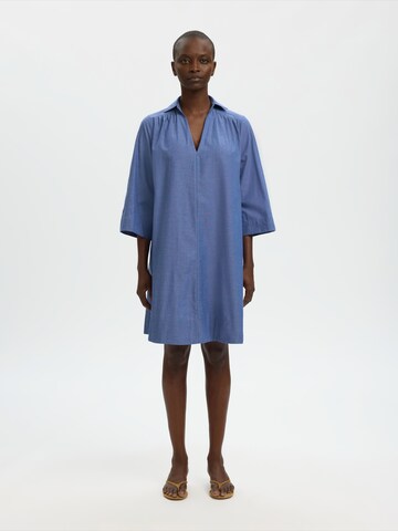 SELECTED - Vestido en azul: frente