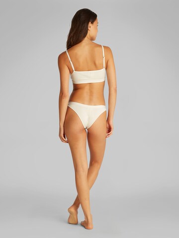 Bustier Hauts de bikini Calvin Klein Swimwear en beige