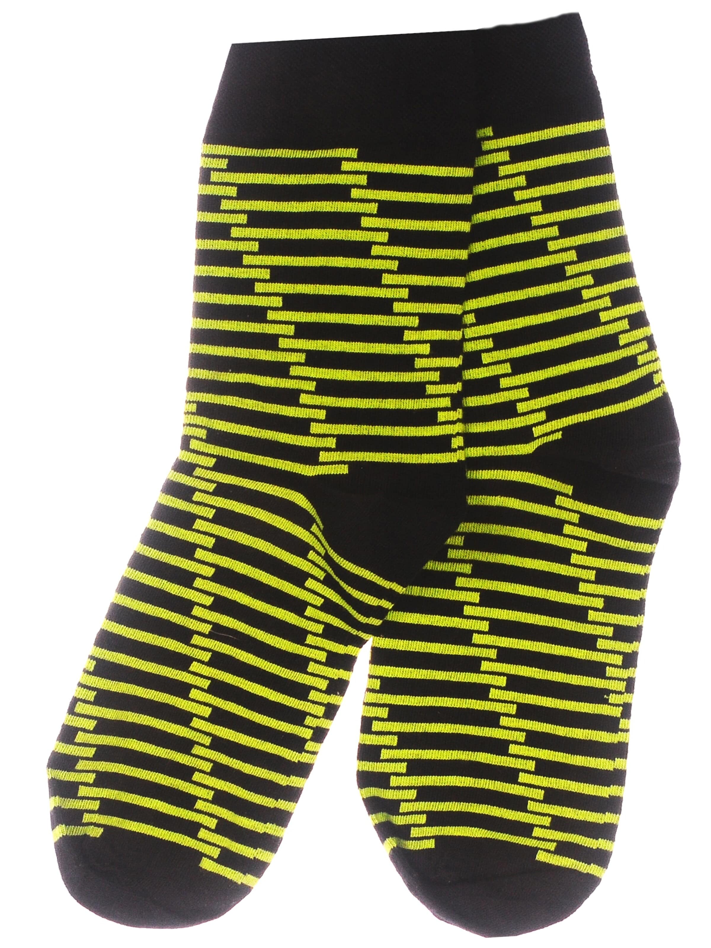La Bortini Socks in Black: front