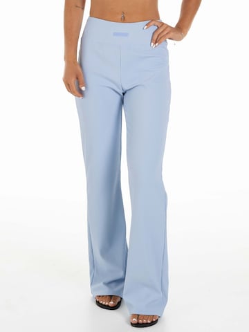 Divina Flared Sportsbukser 'Palma' i blå: forside
