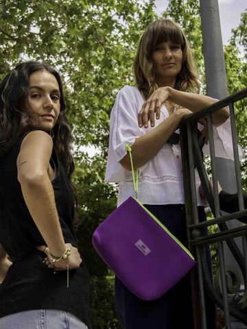 Mywander Clutch 'Neoprene' in Purple