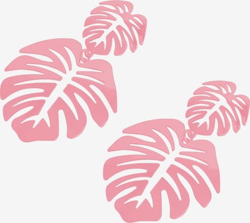 SOHI - Brincos 'Savi' em rosa: frente