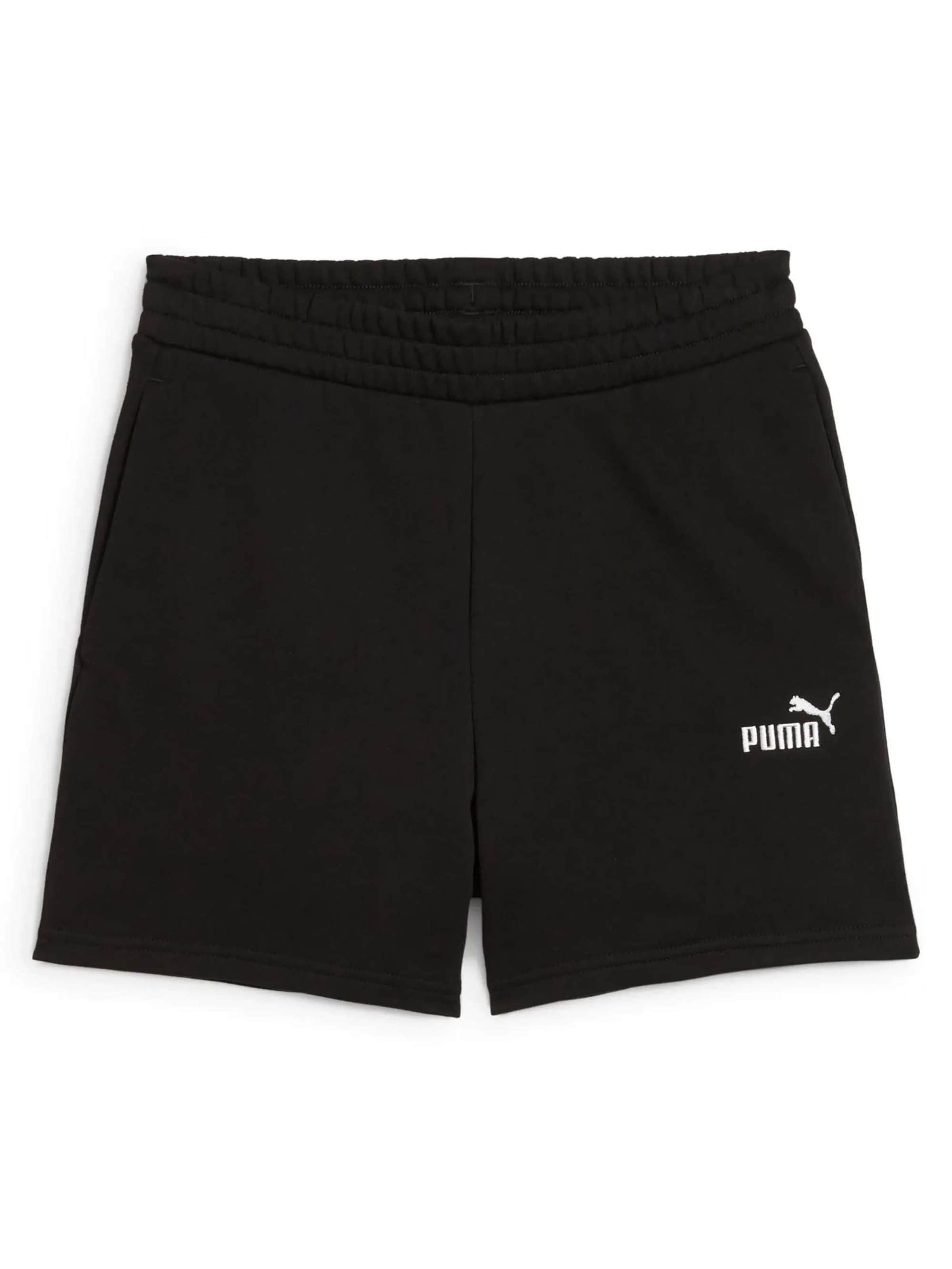 PUMA Regular Sportbroek 'ESS Small No. 1' in Zwart: voorkant