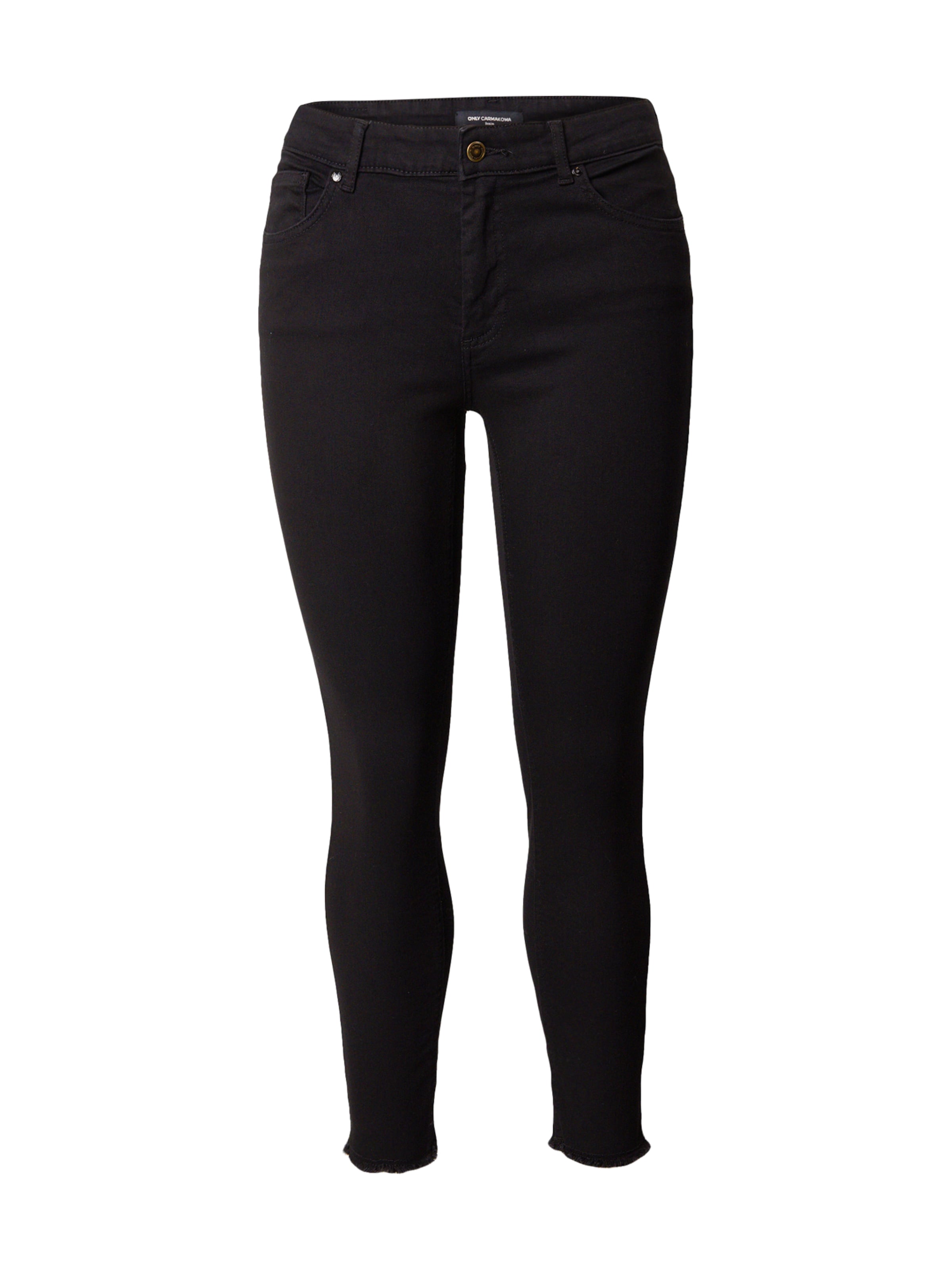 ONLY Carmakoma Skinny Jeans 'Carwilly' in Black: front
