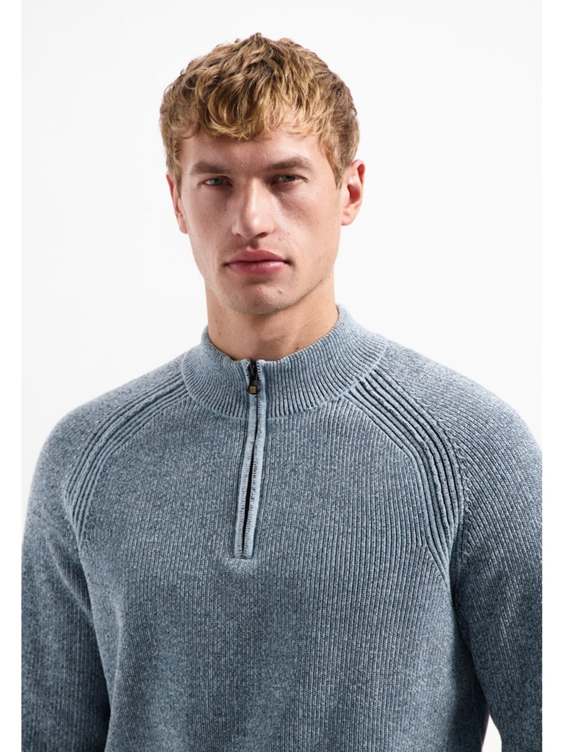No Excess Sweater in Blue