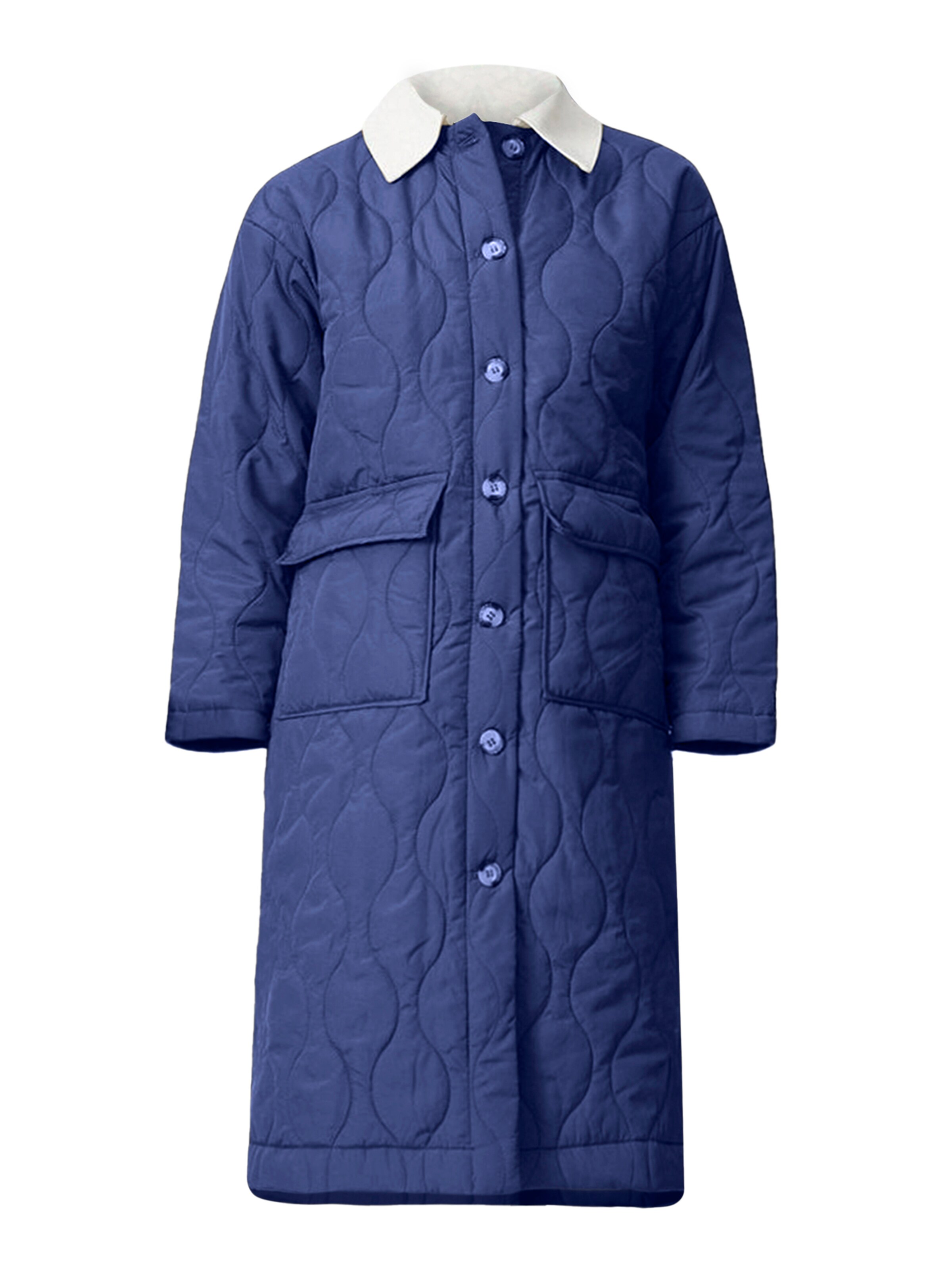 Touche Prive Übergangsjacke in Blau: Vorderseite