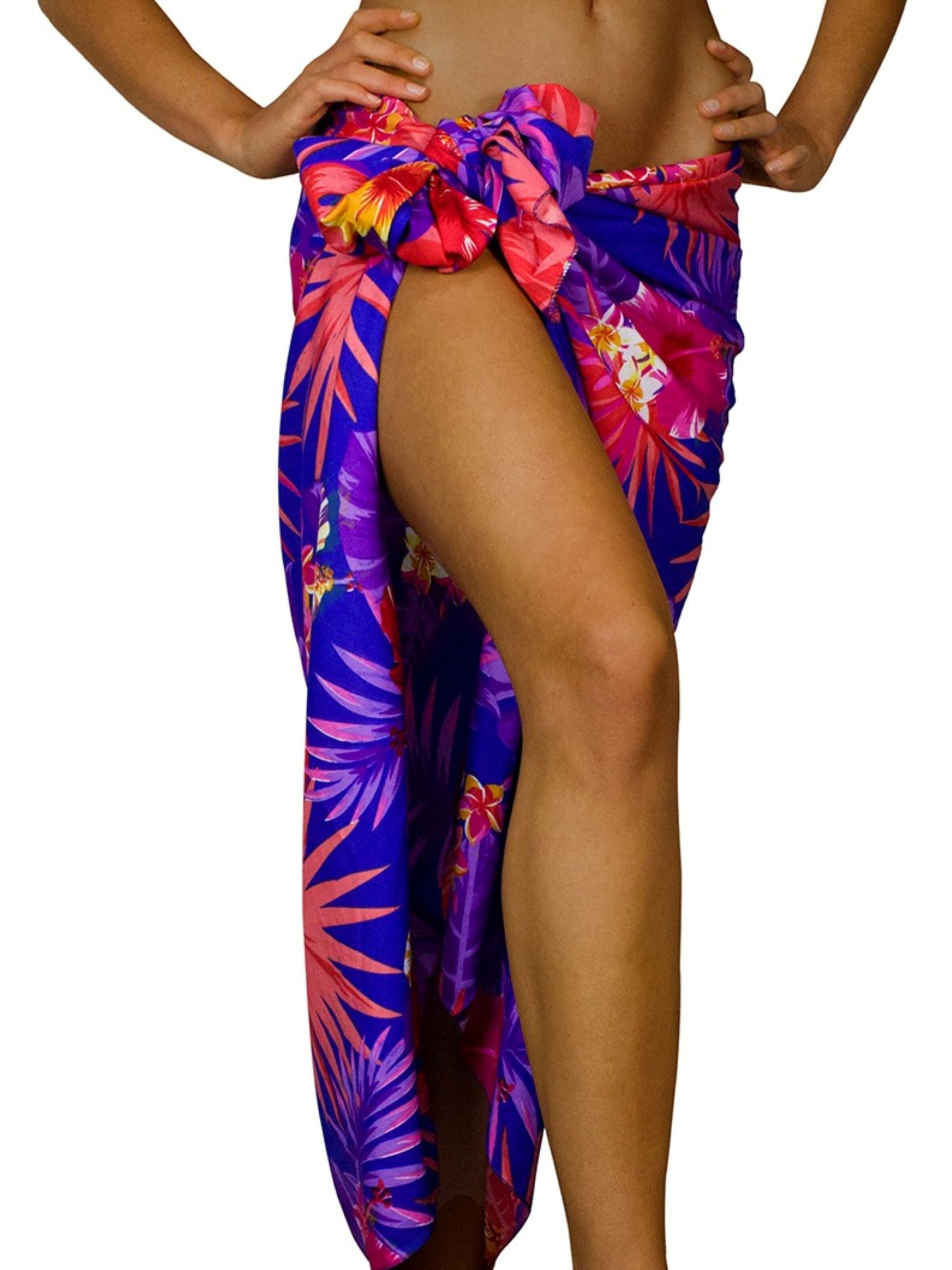 King Kameha Scarf 'Pineapple' in Blue