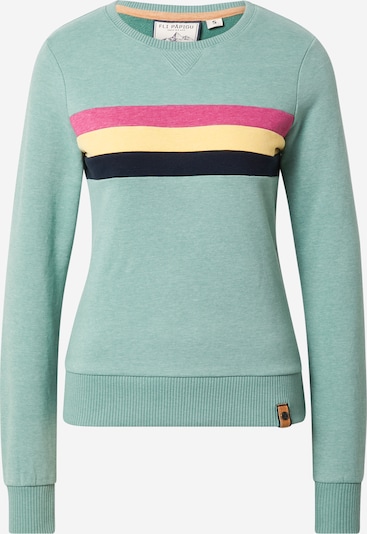 Fli Papigu Sweatshirt 'It is what it is' in Gold / Mint / Pink / Black, Item view
