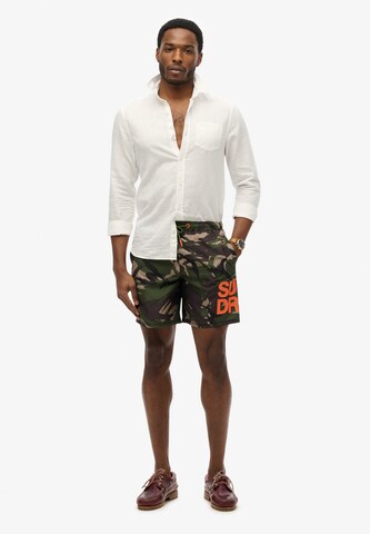 Shorts de bain Superdry en vert