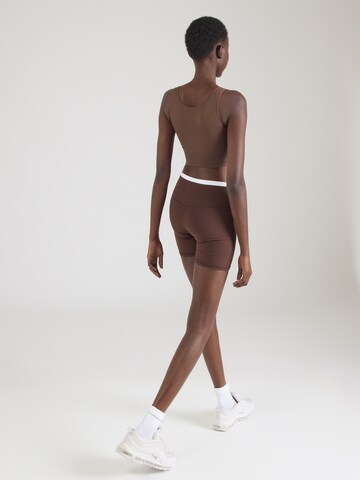 Regular Leggings 'STUDIOFLEX' de la Abercrombie & Fitch pe maro