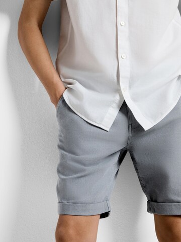 SELECTED HOMME Ohlapna forma Chino hlače 'Luton' | modra barva