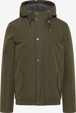 MO - Chaqueta funcional en verde: frente