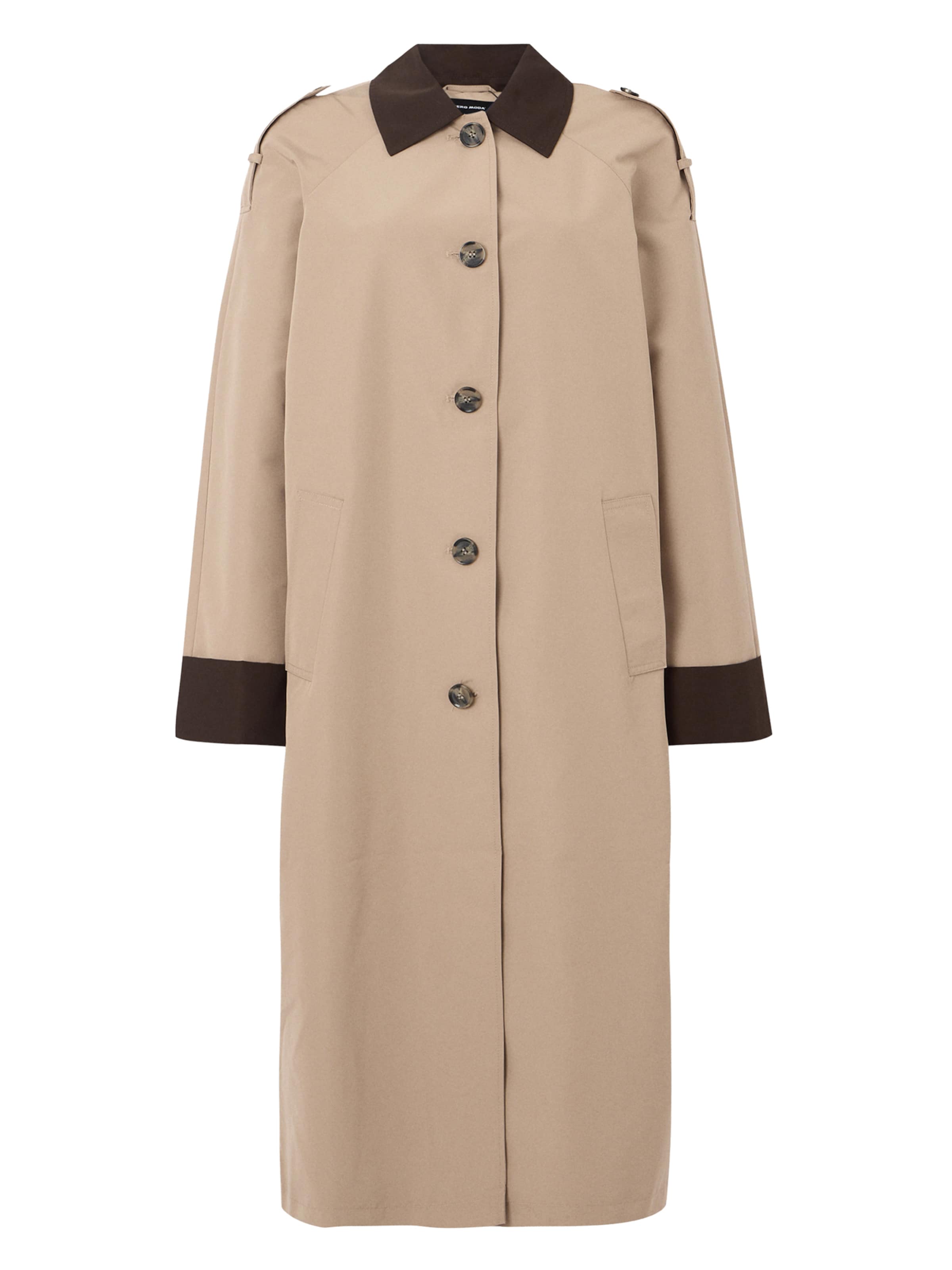 VERO MODA Overgangsfrakke &#x27;VMLUCIAMARIA&#x27; i brun: forside