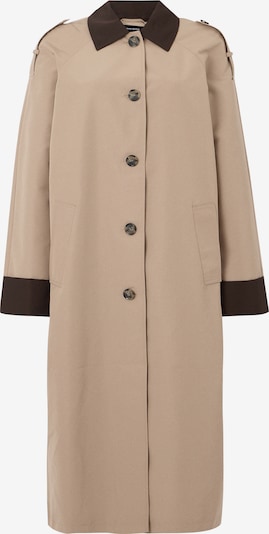 VERO MODA Prijelazni kaput 'VMLUCIAMARIA' u svijetlosmeđa / crna, Pregled proizvoda