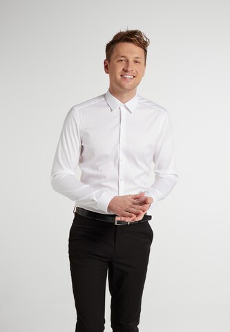 ETERNA Slim fit Business Shirt in White: front