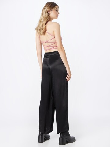 Warehouse Wide leg Broek in Zwart