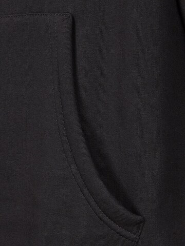 Koyumi Sweatshirt 'Oversize Hoodie mit Zipper & Print – 3-Faden Stoff - Warm 'Yasin Says'' in Black