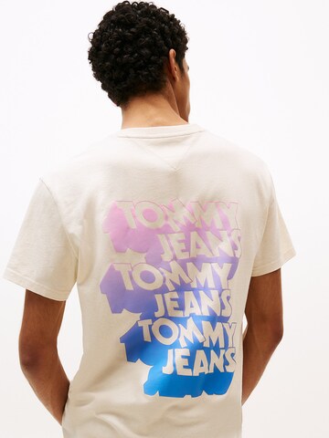 Tommy Jeans Shirt in Beige: voorkant