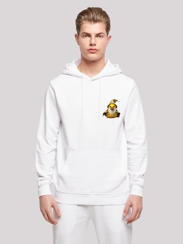 F4NT4STIC Sweatshirt 'Rubber Duck' in Weiß: predná strana