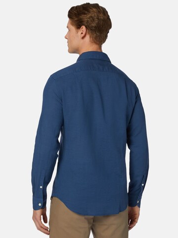 Boggi Milano Regular Fit Hemd in Blau