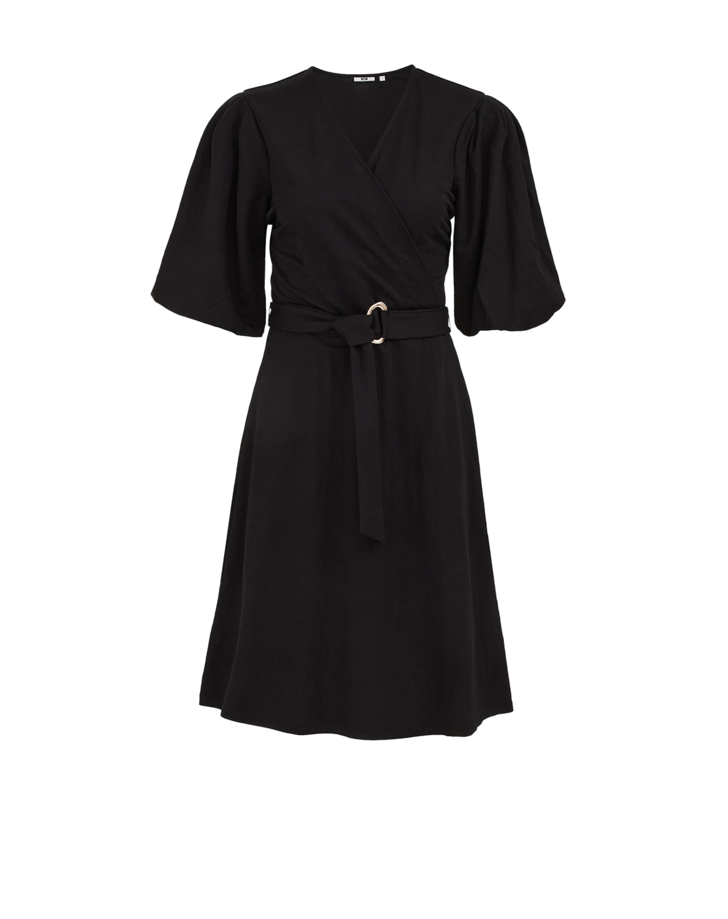 WE Fashion Klänning i svart: framsida