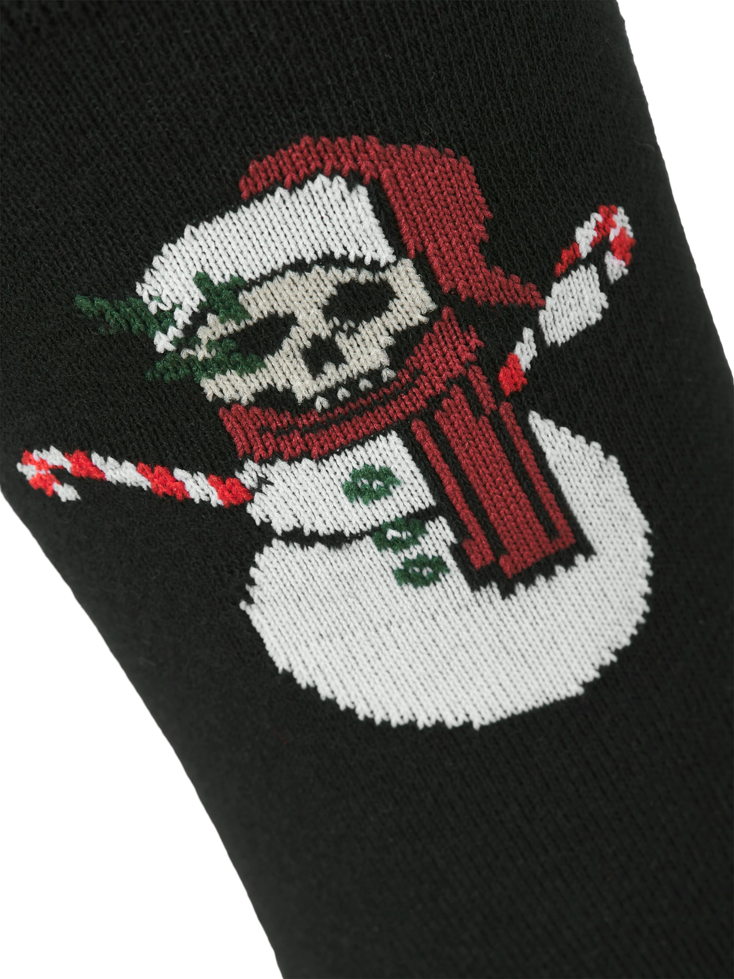 Boxeri 'JACSNOW SKULLS' de la JACK & JONES pe negru