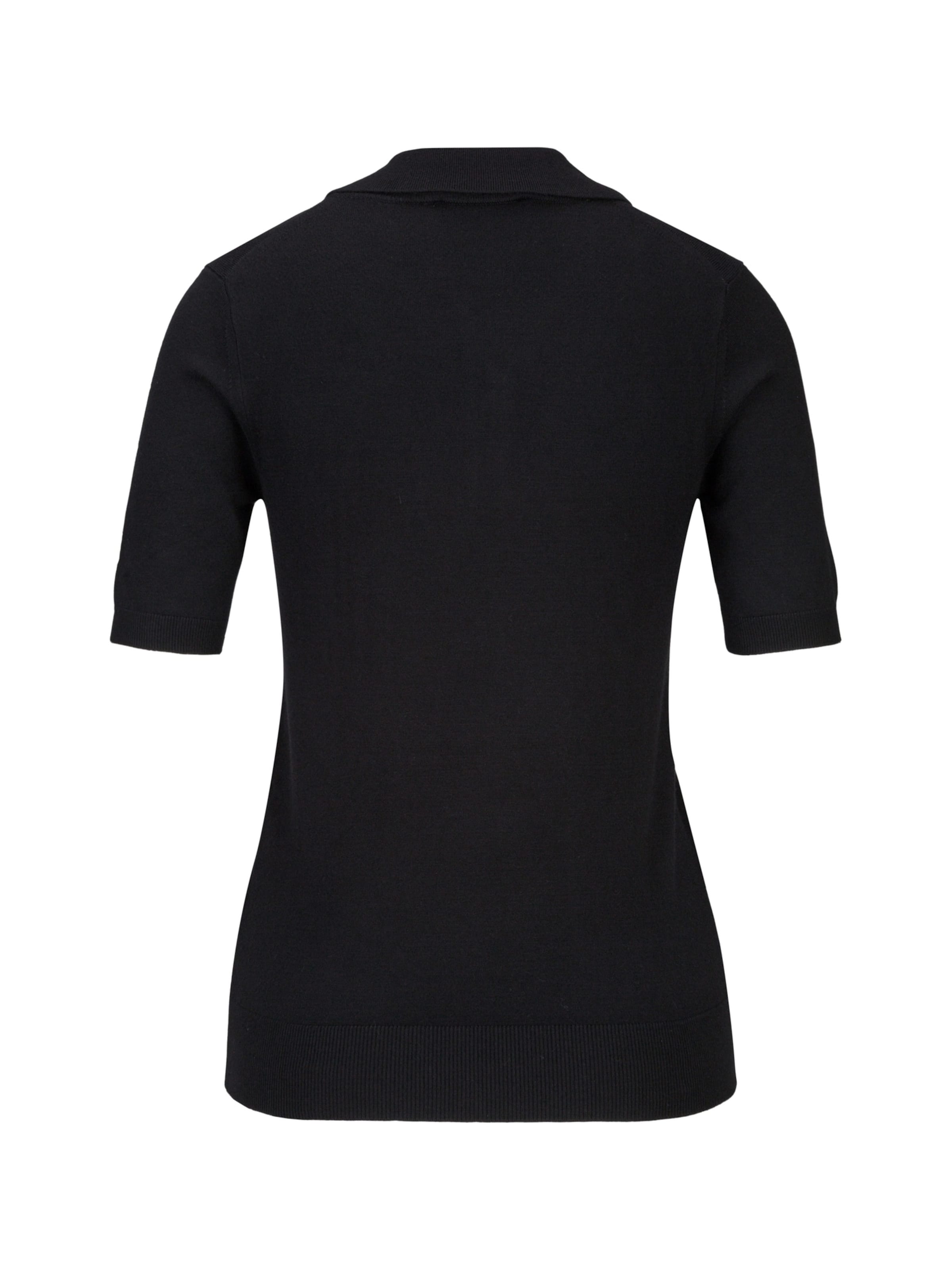 19V69 ITALIA Poloshirt 'Amnore' in Schwarz