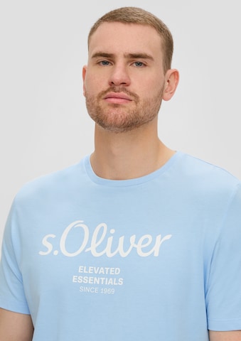 T-Shirt s.Oliver Red Label Big & Tall en bleu