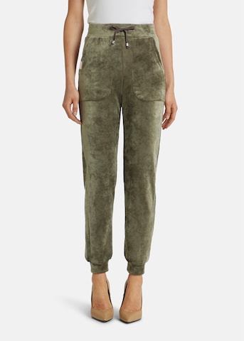 Nicowa Tapered Pants 'Comfino' in Green: front