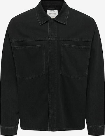 Only & Sons - Chaqueta de entretiempo 'ONSEmil' en negro: frente