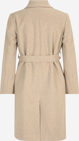 Pieces Petite Between-Seasons Coat 'NASHA' in Beige