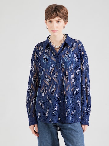 Camicia da donna 'Henetton' di Essentiel Antwerp in blu: frontale