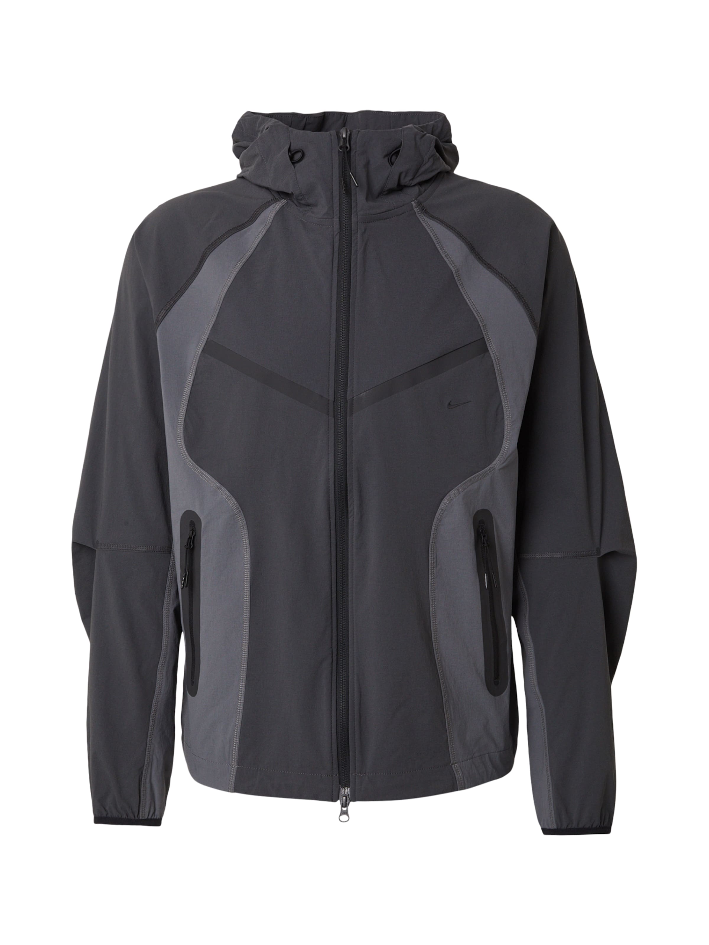 Nike Sportswear - Casaco funcionais 'Windrunner' em cinzento: frente