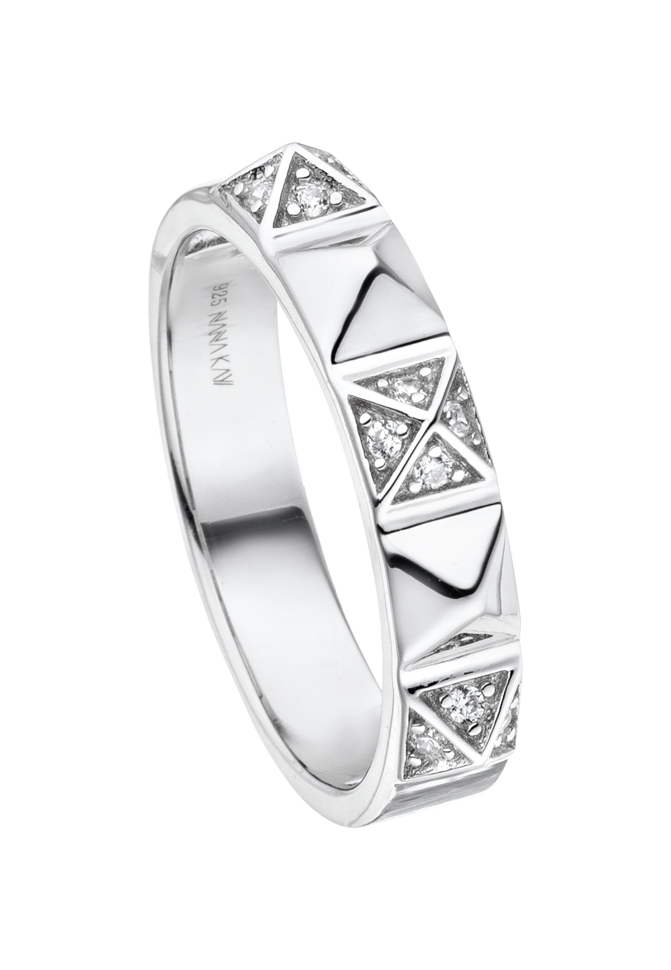 Nana Kay Ring in Silver: front
